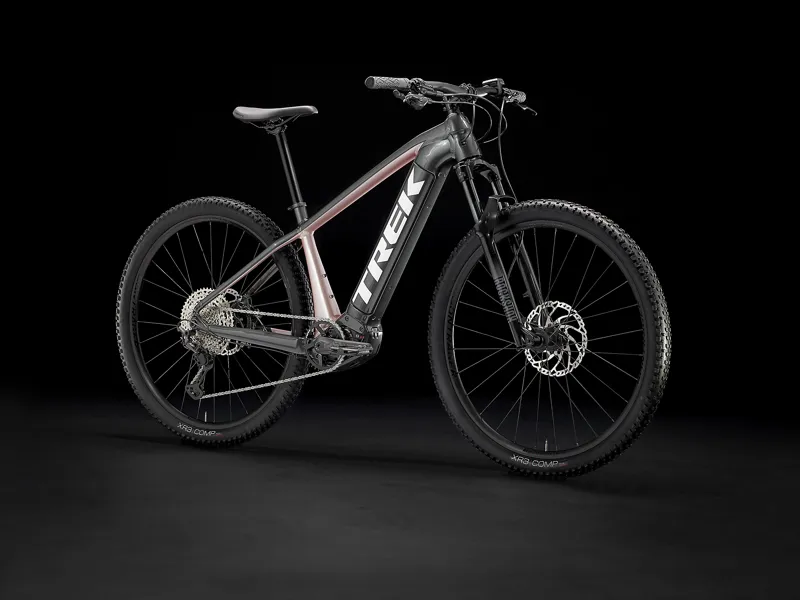 TREK Powerfly 5 625Wh Gen 3 Electric Bike in Grey and Rose Gold